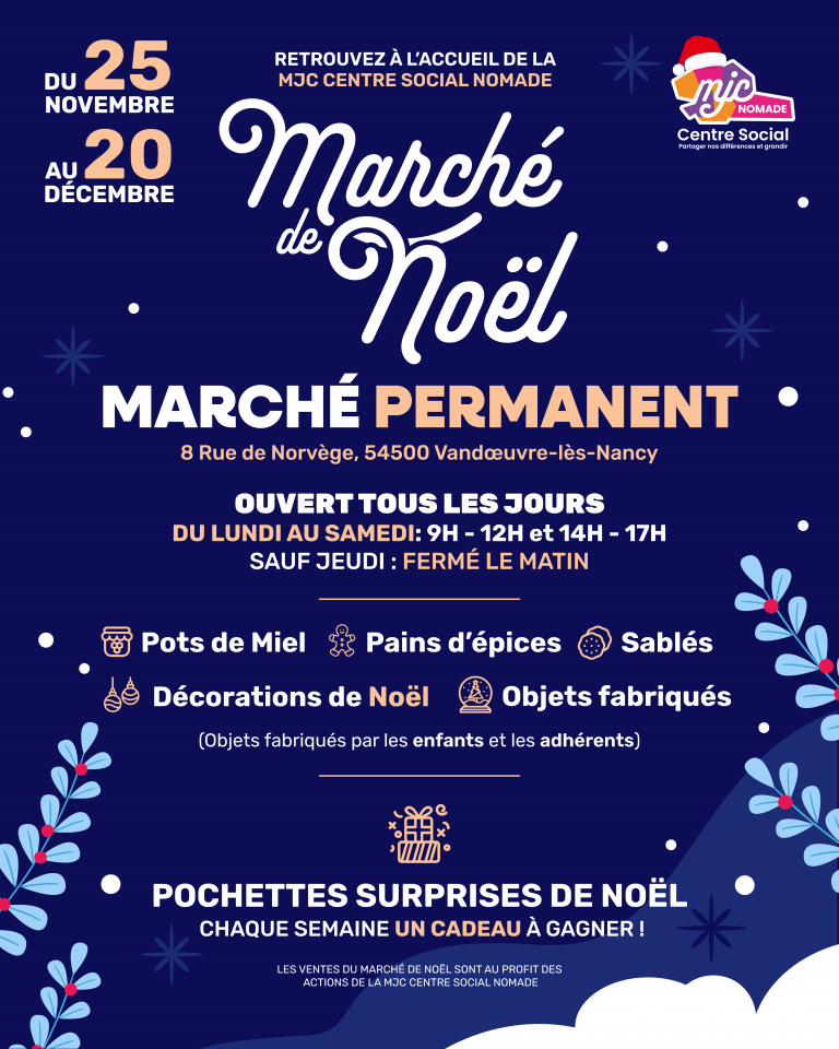 Notre Marché de Noël est de retour dès le 24 novembre !