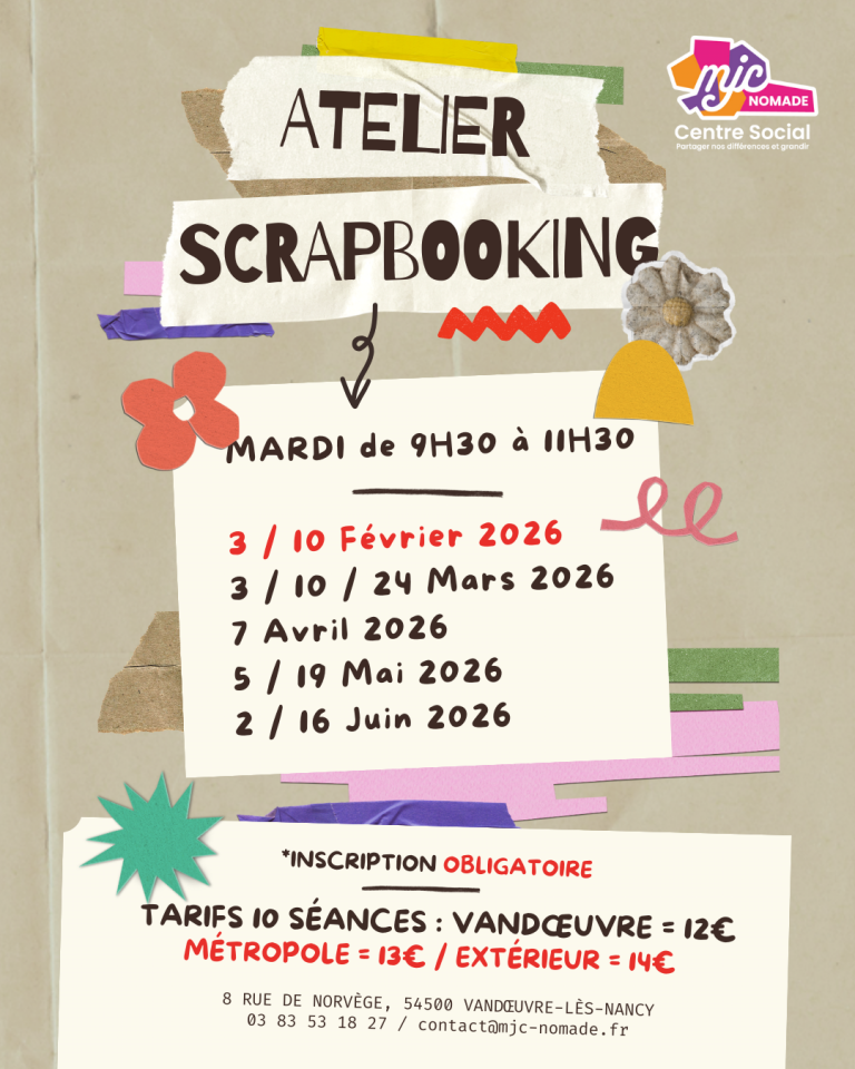 ATELIER SCRAPBOOKING ✂