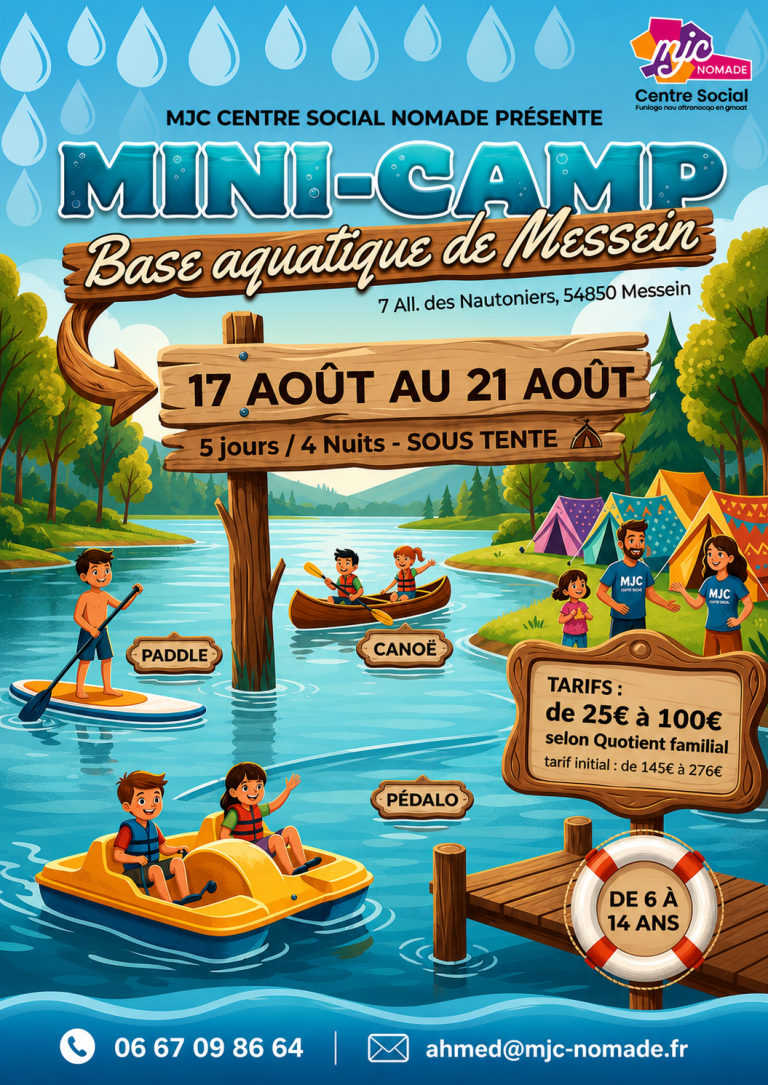 Mini-Camps Base Aquatique Messein