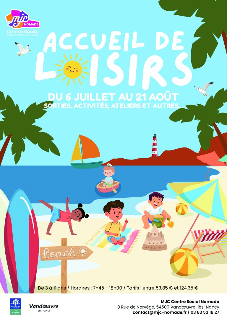 Accueil de Loisirs : Le programme de l’été est arrivé !